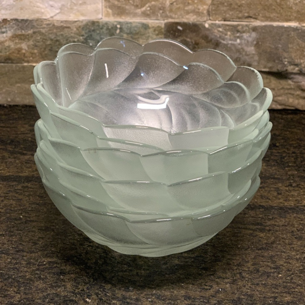 PASARI | Set of 6 | Vintage Fernleaf Bowls